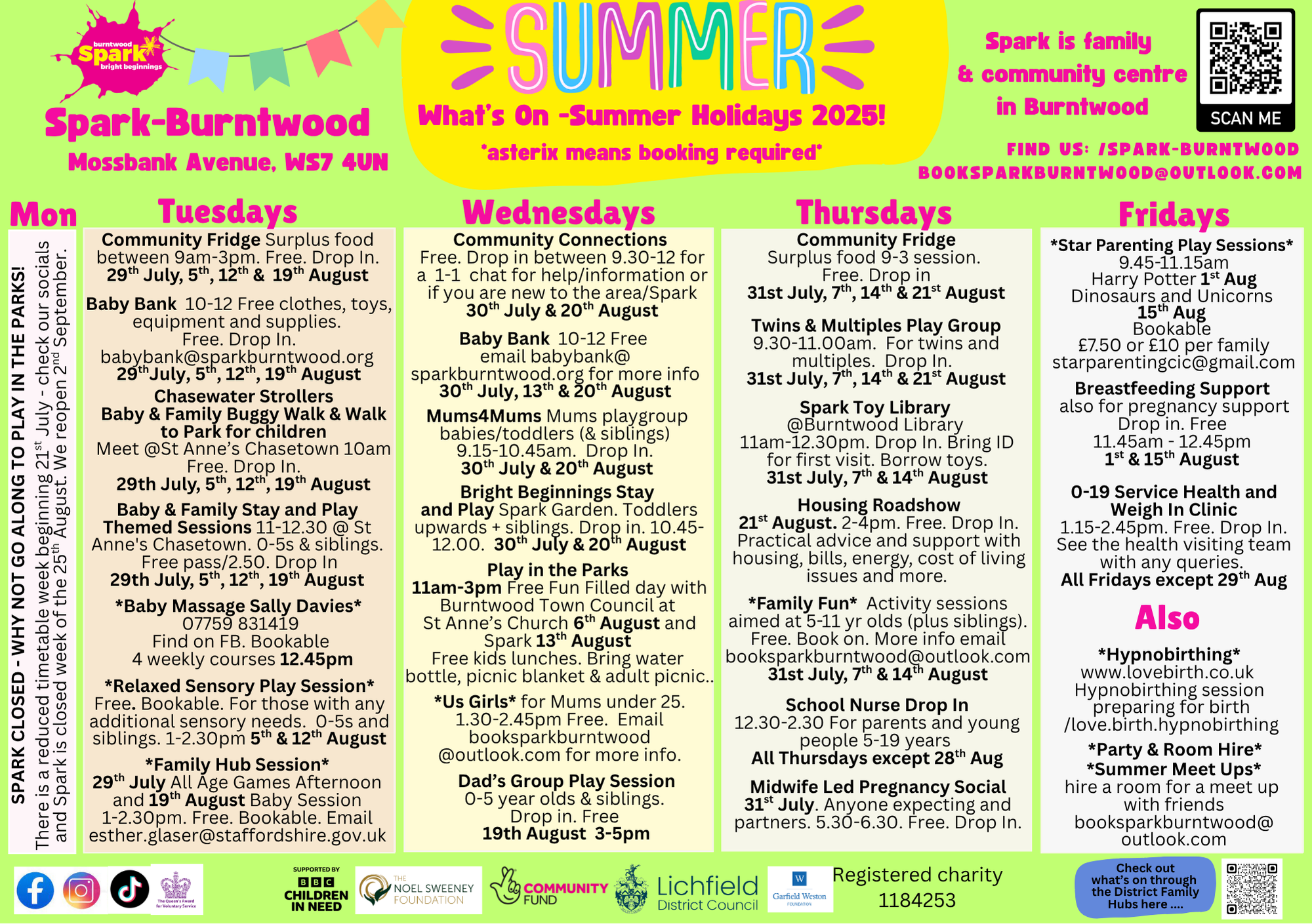 Spark Timetable