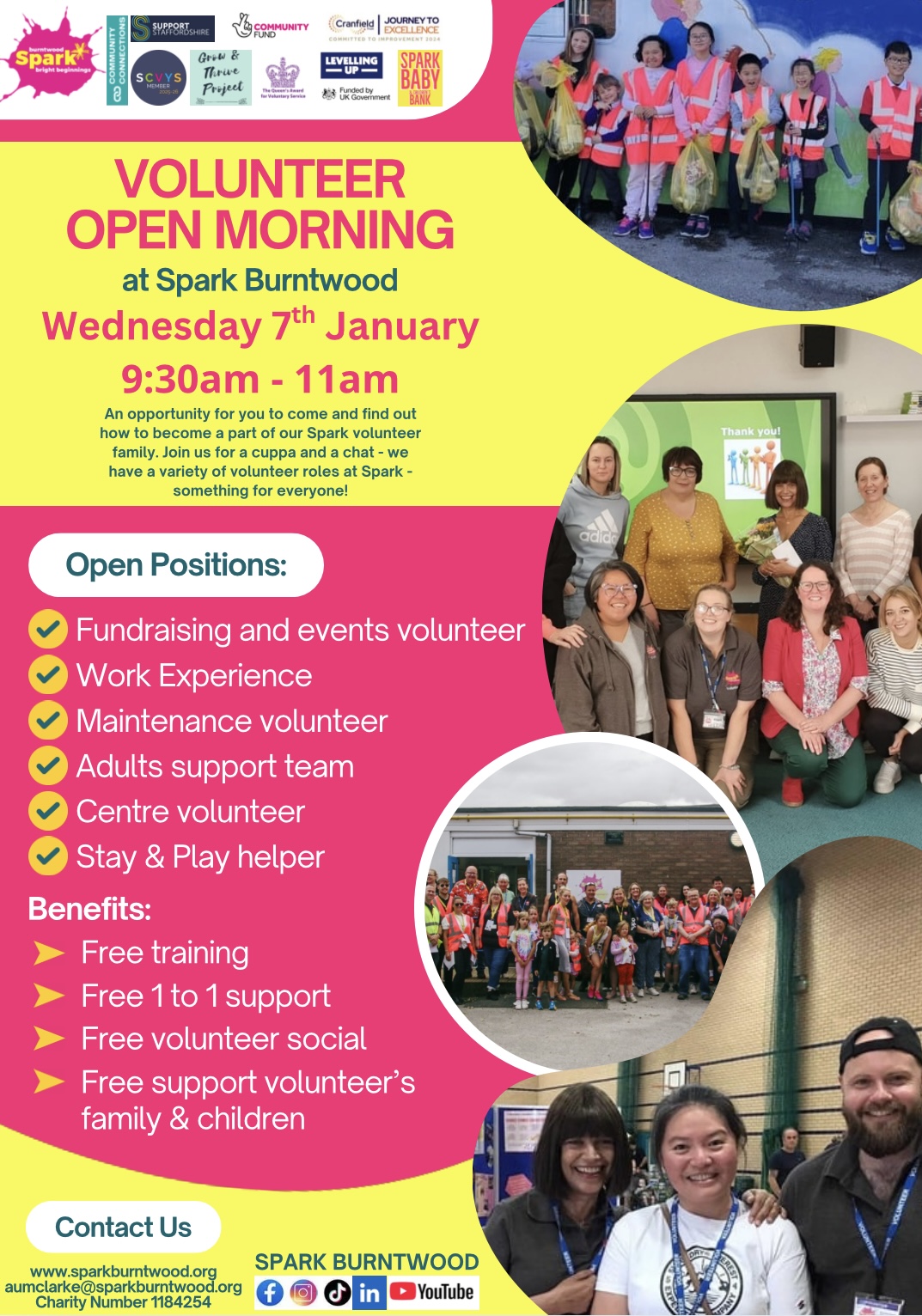Volunteer Open Morning at Spark
