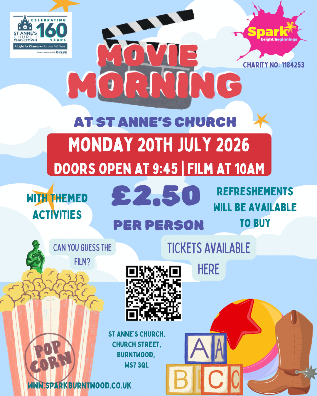 Movie Morning at St Anne’s Church